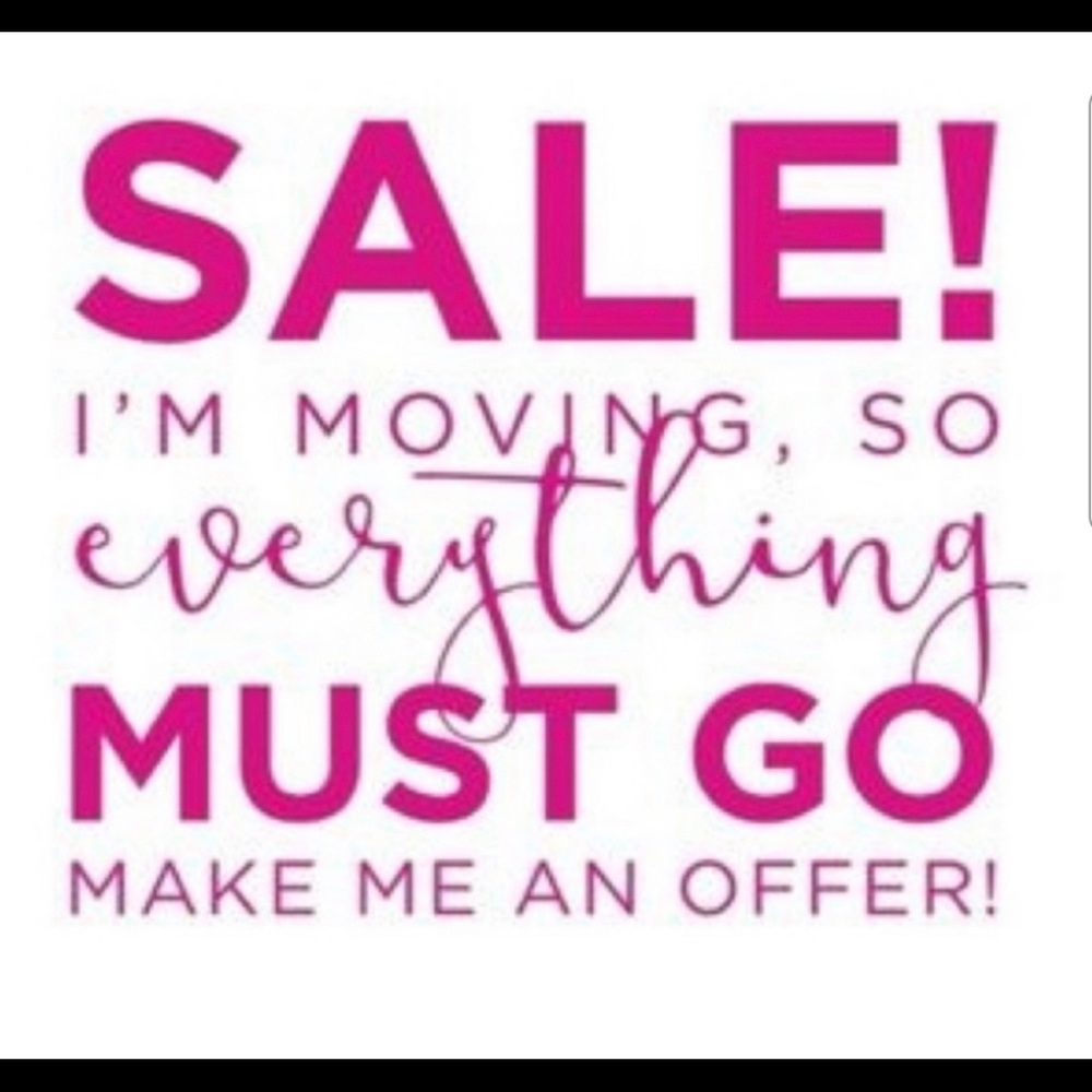 Moving sale! Make an offer!